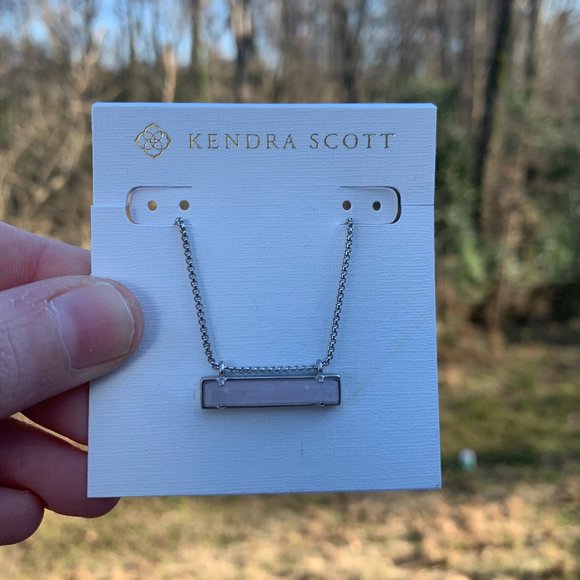 Kendra Scott Leanor Silver Pendant 